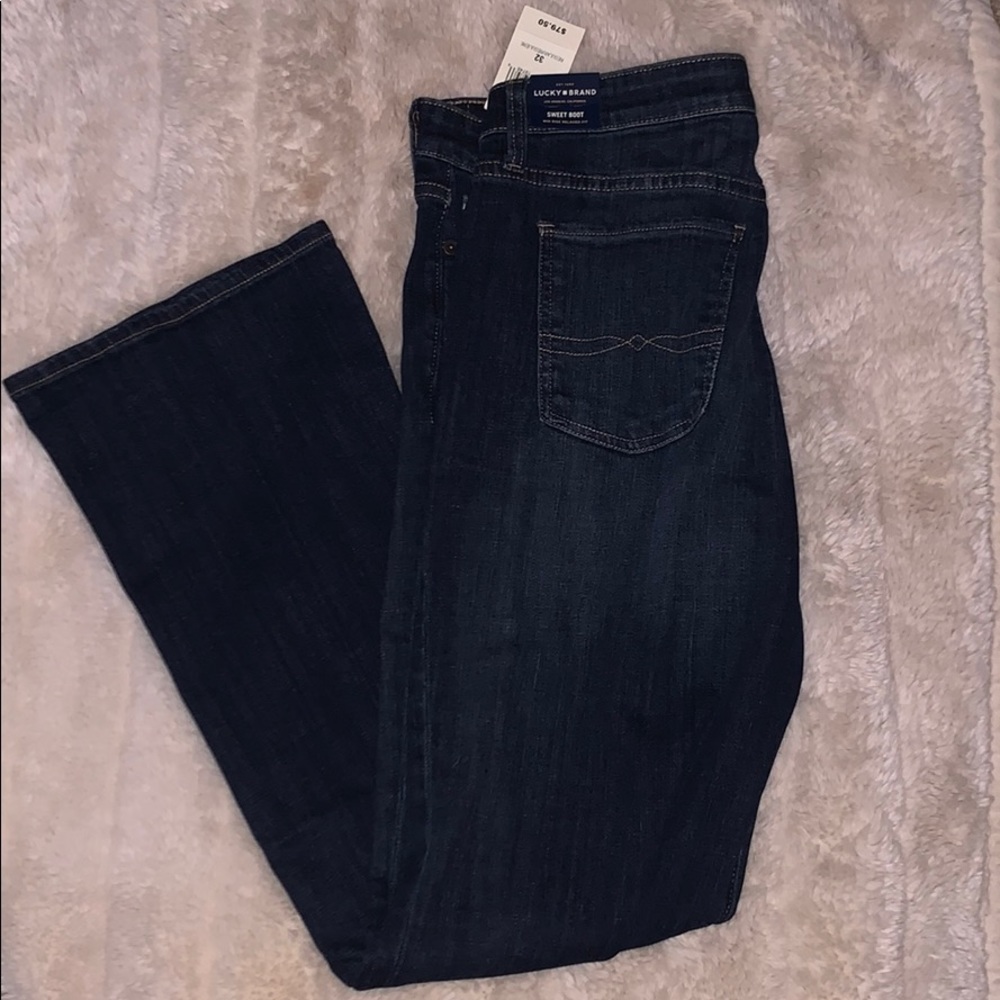Lucky Brand Sweet Boot jeans NWT size 14 x 32